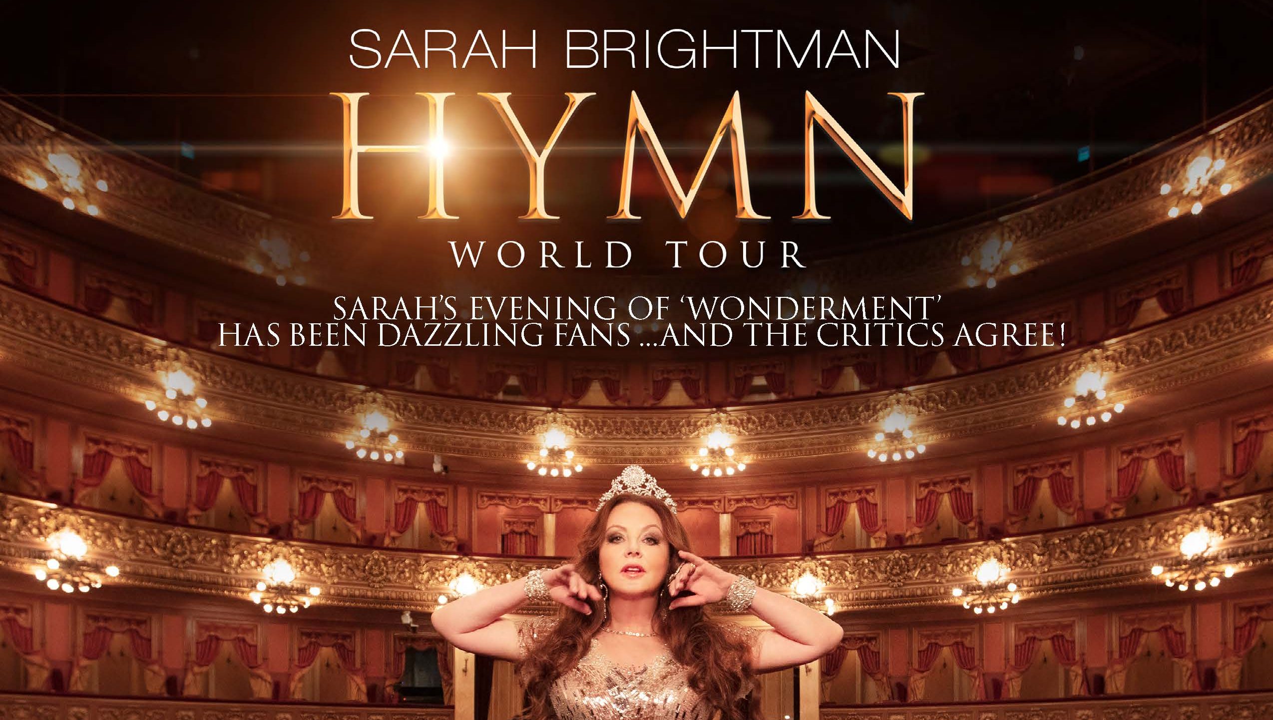 New HYMN World Tour Reviews - Sarah Brightman : Sarah Brightman