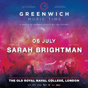Special Show Announcement: Sarah To Perform at Greenwich Music Time 2020 -  Sarah Brightman : Sarah Brightman