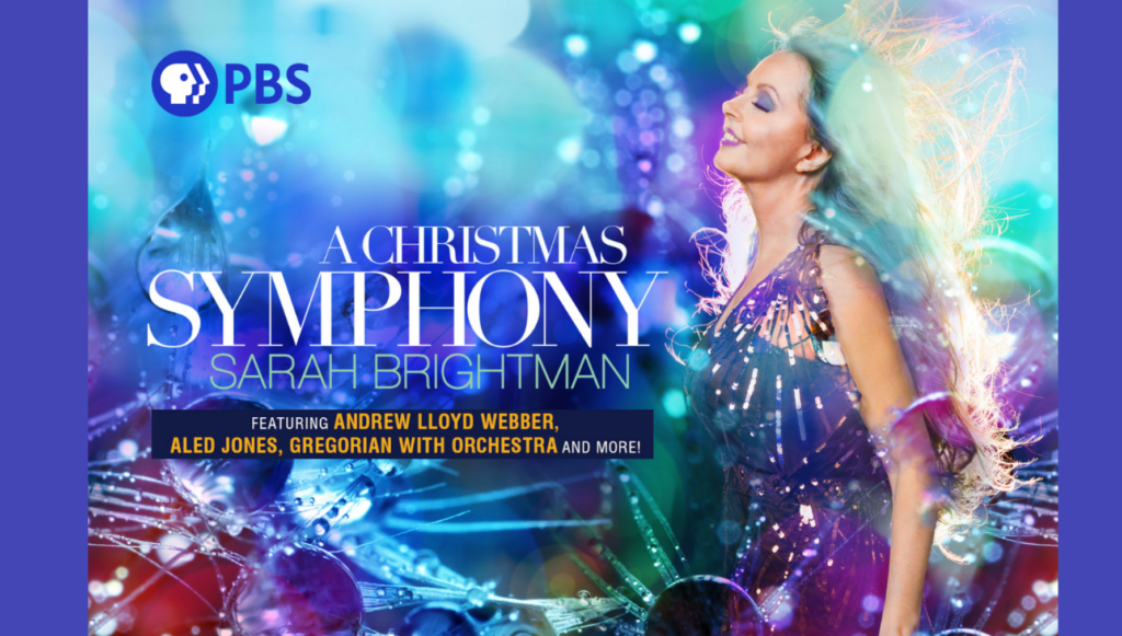 The "Sarah Brightman A Christmas Symphony" special Continues to air on